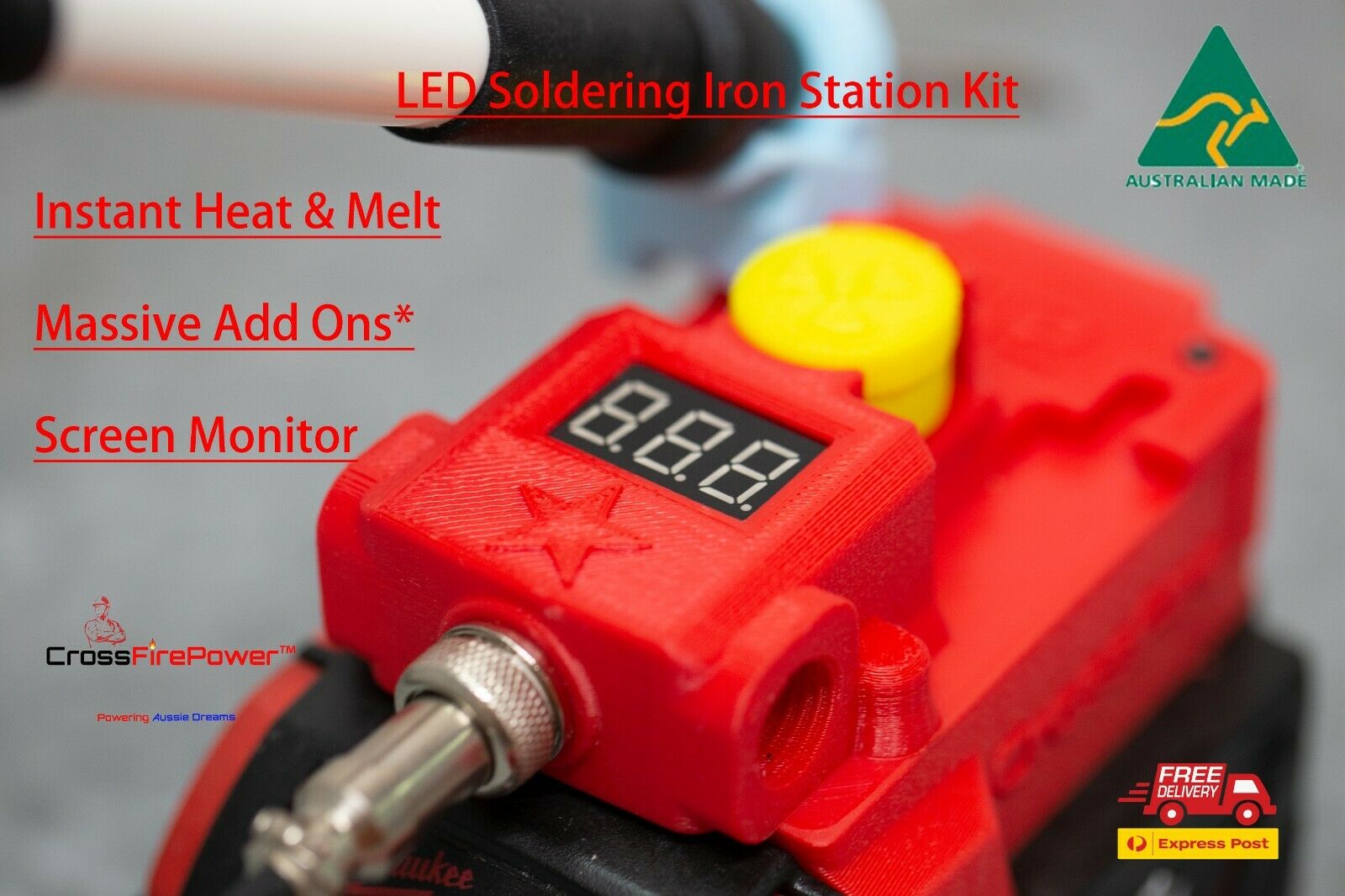 For Milwaukee Soldering Iron Station 18V portable Cordless