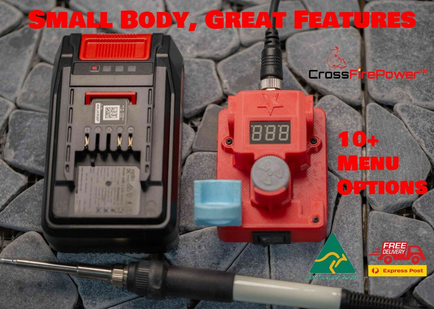 Ozito portable Soldering Iron 18v solder station cordless soldering kit 18V