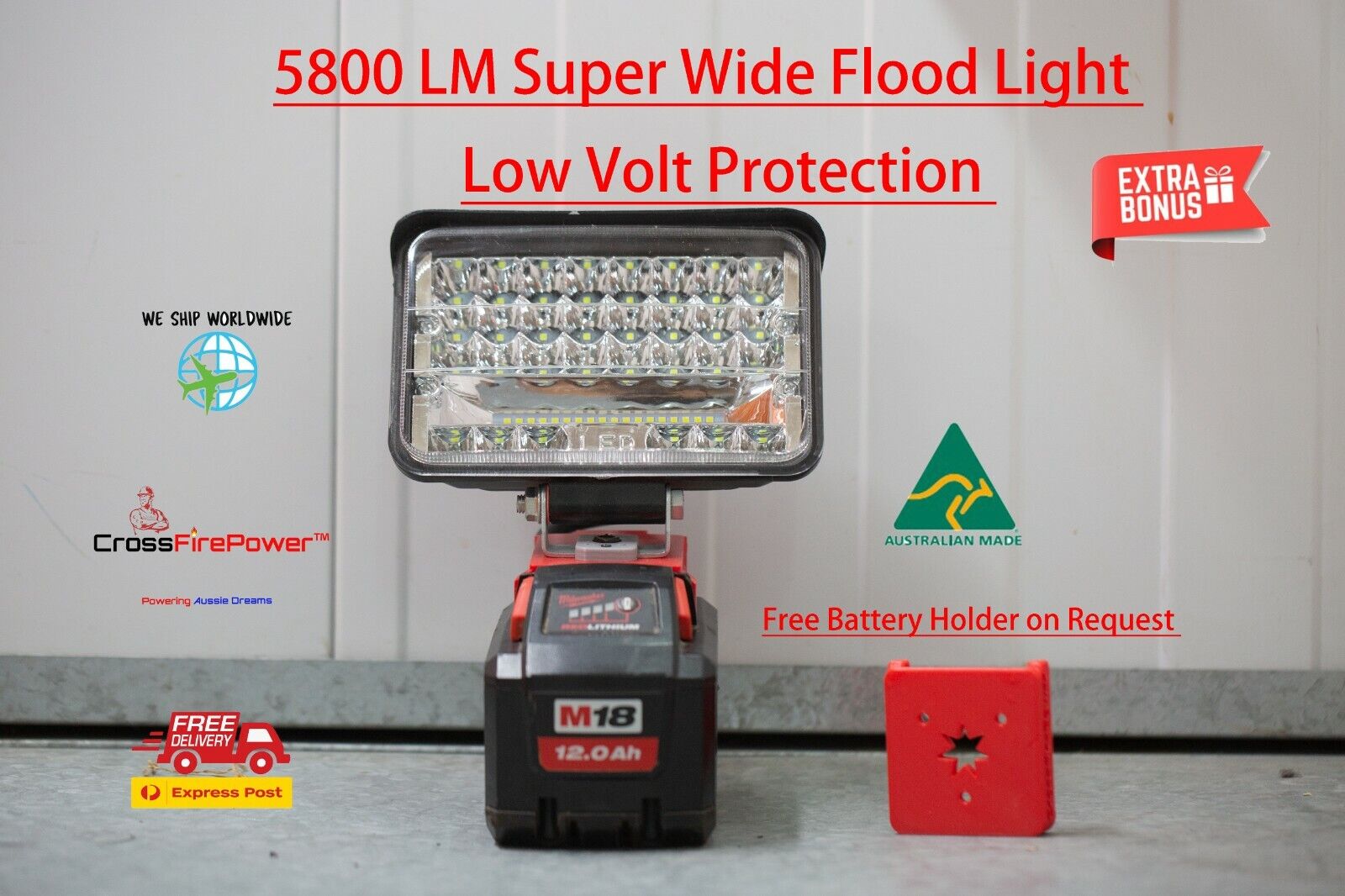 Makita DML812 18V Li-ion Cordless LED Long Distance Flashlight Torch (Body Only) | | Ireland - Foto 8