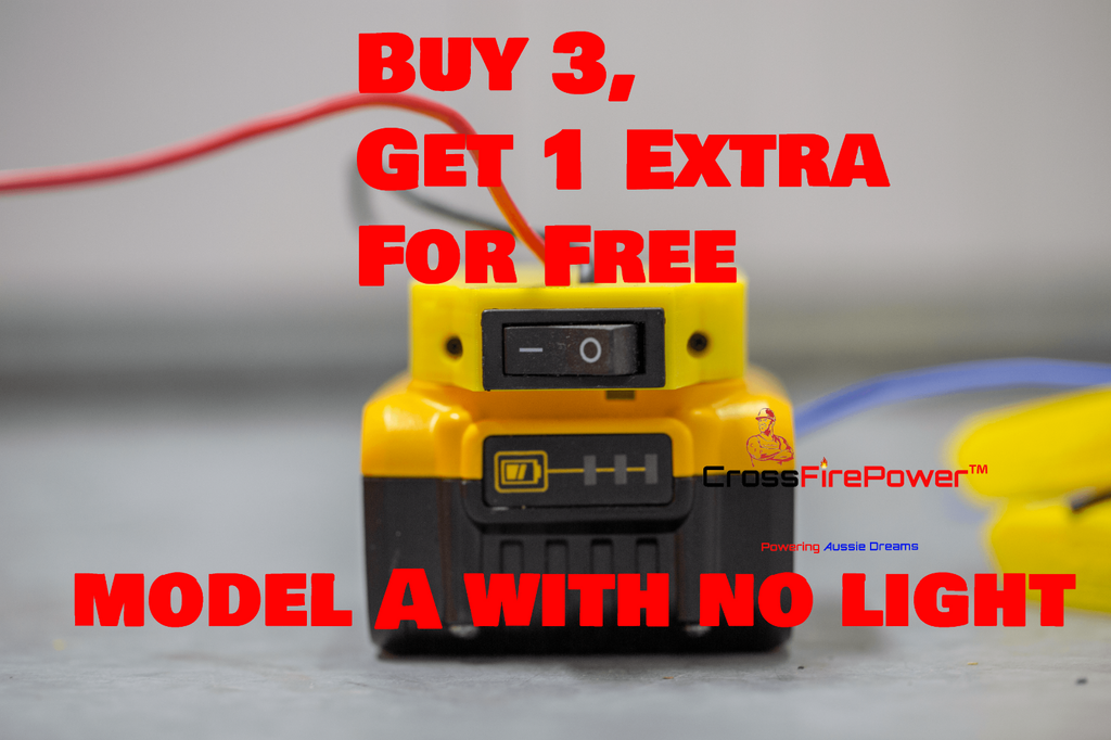 DeWalt 18v 20V Adapter Project Battery Adaptor BASE PLATE With 20A