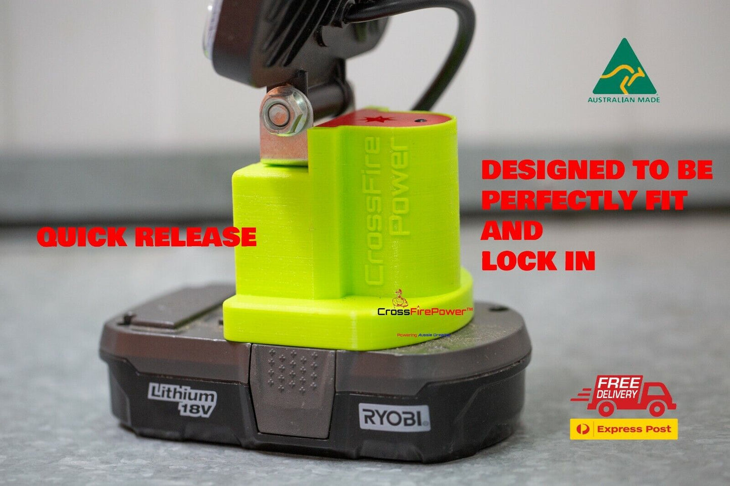 For Ryobi 18V ONE+ Worklight 8400LM LED Campaign Light Spotlight Flashlight