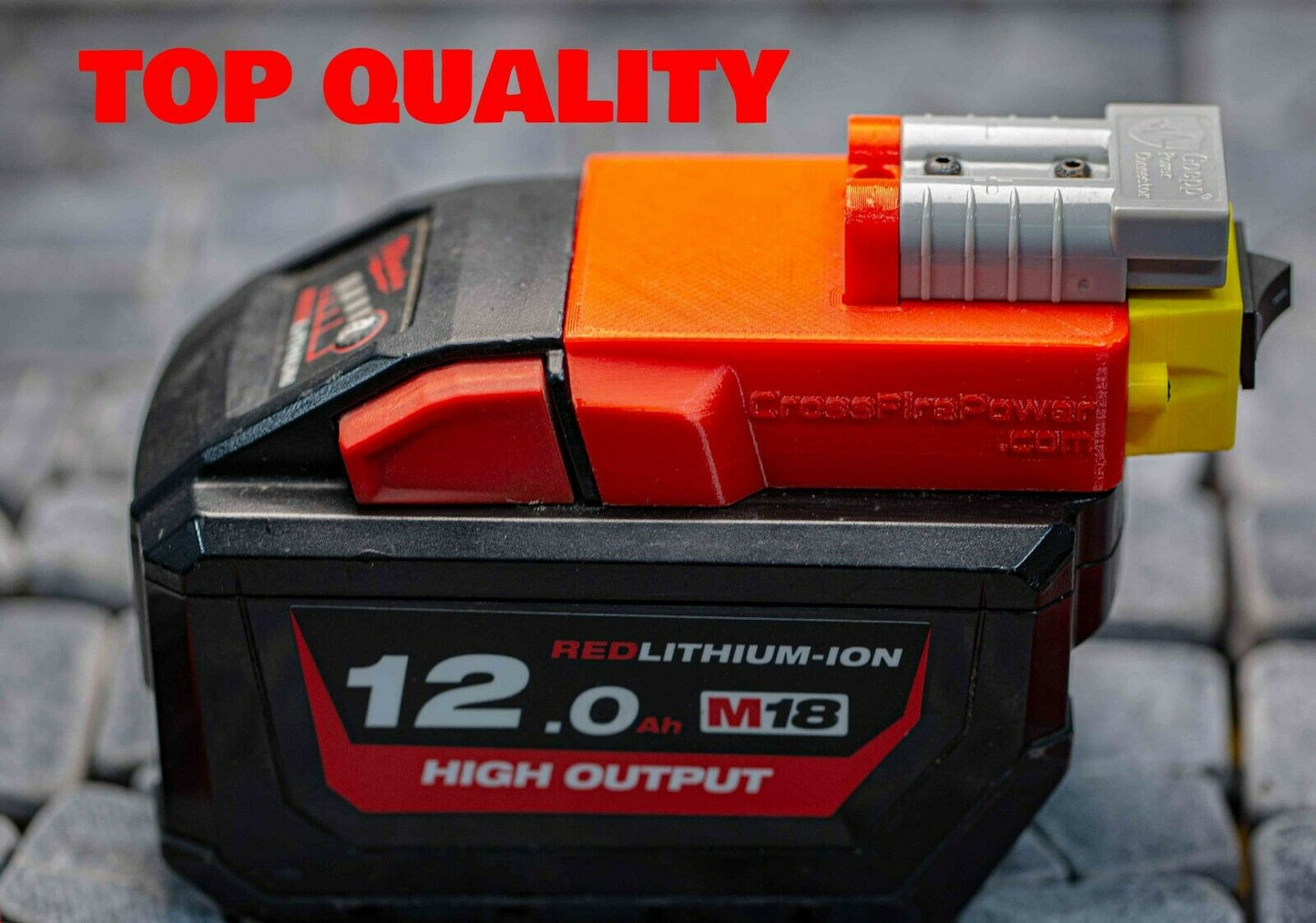 For Milwaukee M18 18V DIY Project Battery Adapter/BASE Anderson Plug Connector