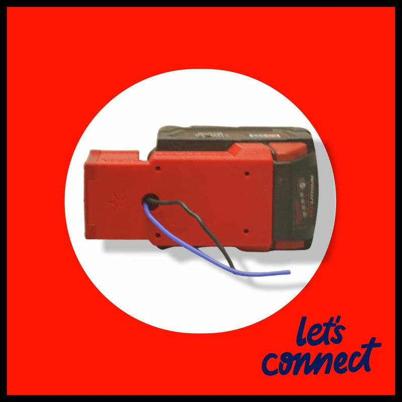 AEG 18v Battery DIY Adaptor/Base Plate For AEG Ridgid 18v Adapter Added Switch