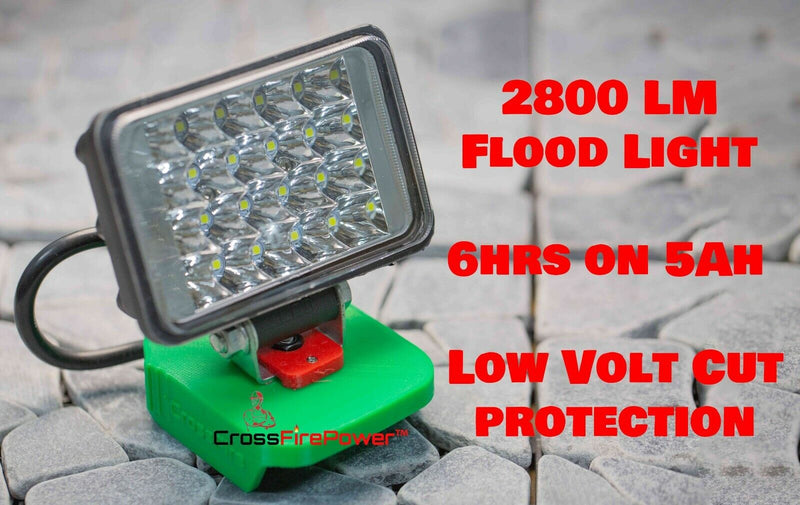 Makita Work Light 18 LEDS 1800LM Torch camping Flood Light Low Volt Protect LED