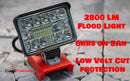 Low Volt Cut Milwaukee Focus LED Flood Light for 18V Milwaukee Battery Work LED