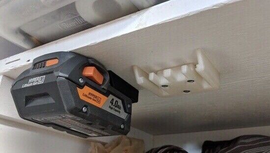 5x AEG 18v Battery Holder Mount Storage Bracket 5 Years Warranty Mel S ...