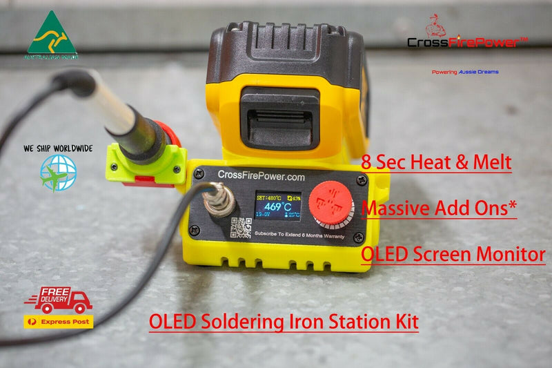 DeWalt soldering iron station 18v/20v OLED Portable Soldering iron/station T12