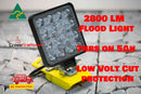 DeWalt Work Light torch Wide Beam camping Flood Light 18v 20v 2800LM Flood Light