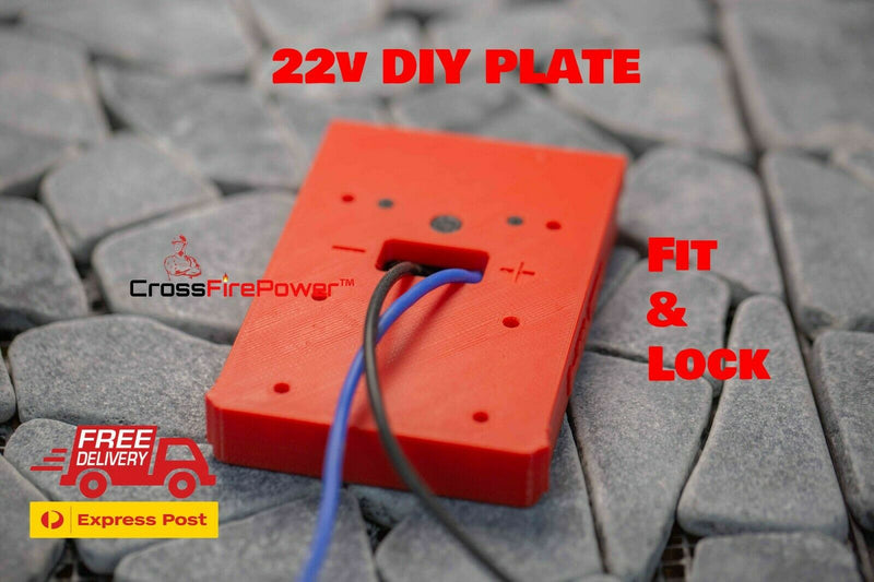 Hilti 22v Battery adaptor DIY Project Adaptor DIY base plate Convert Base 3.3AH