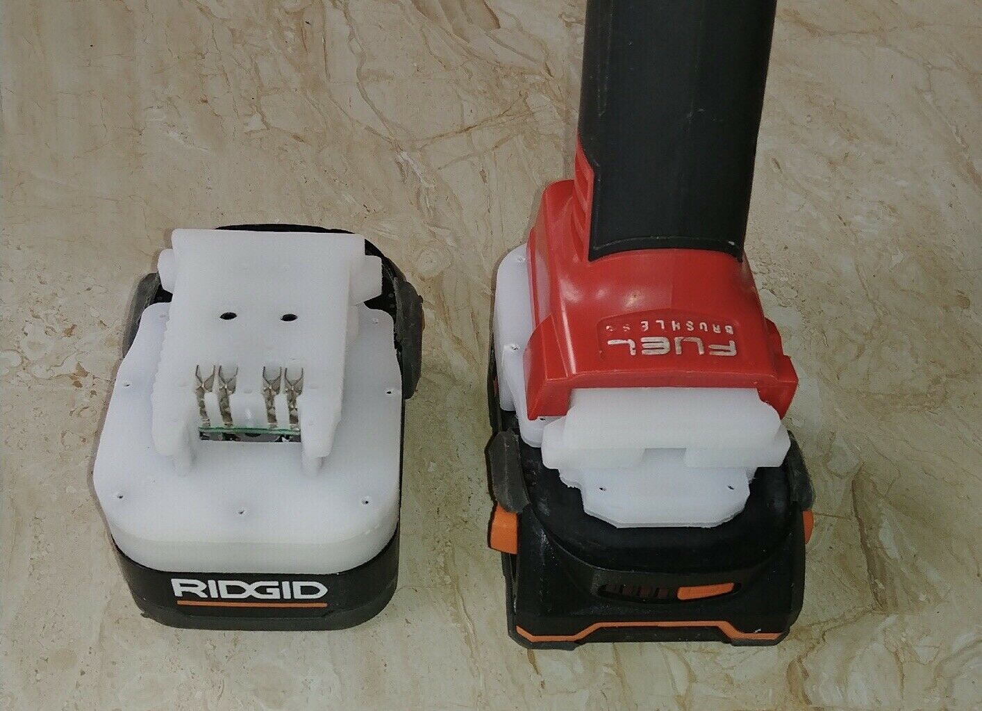 DEMKMILRI Adapter: Use Ridgid 18V Or AEG Lithium Battery With Ryobi 18V Tools