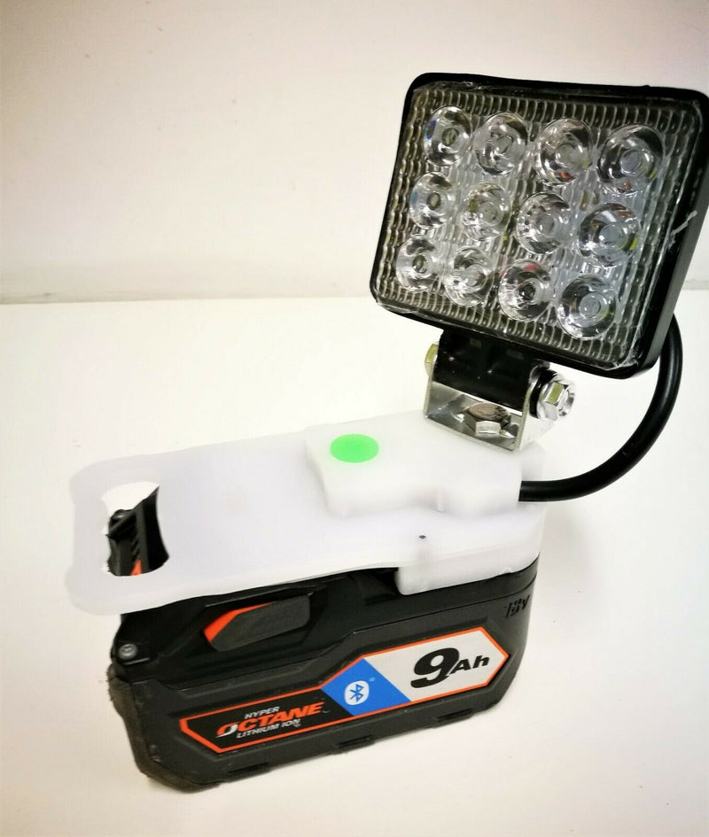 AEG 18v LED Light Work Light Flood Light Spot Light Torch Power Gauge Indicator