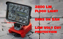 For Milwaukee Focus Flood Light for 18V M18 18V Li-Ion Battery Work Light 2800LM