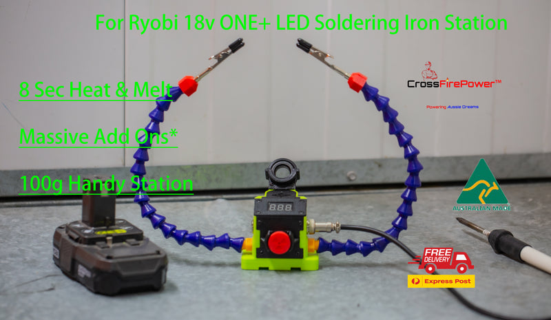 For Ryobi 18v ONE+ LED Soldering Iron Station T12